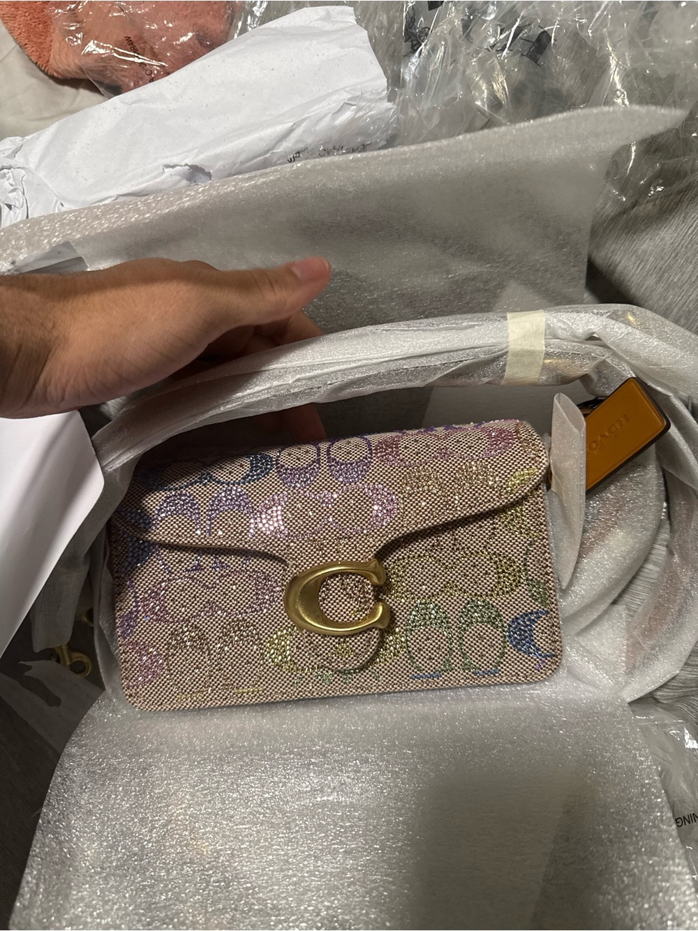 Coach Brand NWT Rainbow
Crystal Tabby 20 In Signature
Jacquard